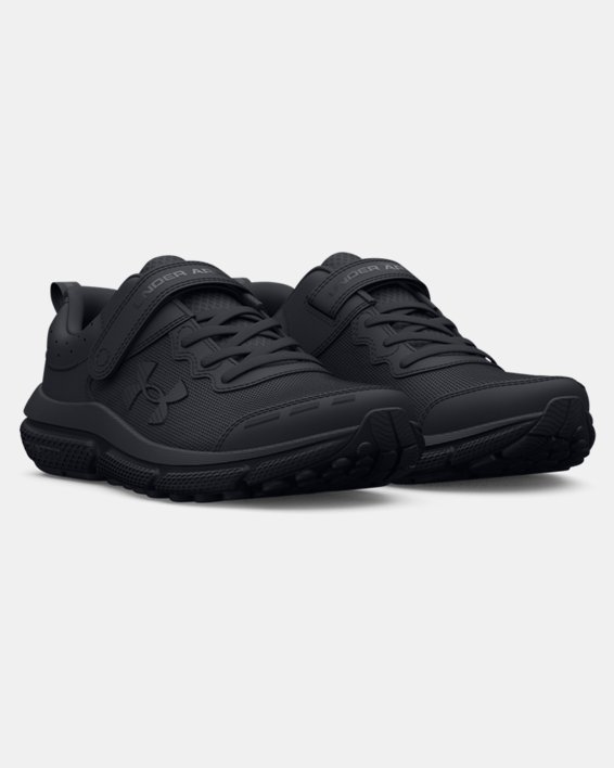 Boys' Pre-School UA Assert 10 AC Running Shoes, Black, pdpMainDesktop image number 3